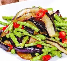 Eggplant and Green Bean Stir-Fry