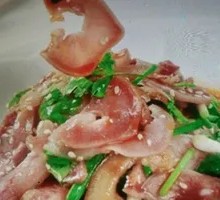 Spicy Pig Snout Salad