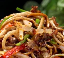 Bamboo Shoot Mushroom Stir-Fried with Preserved Pork