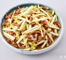 Shredded Pork with Leek Greens