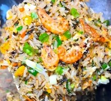 Seaweed and Shrimp Egg Fried Noodles