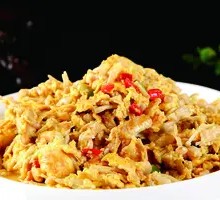 Stir-fried Enoki Mushrooms with Eggs