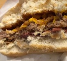 Double Cheese Grilled Beef Burger