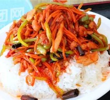 Fish-Flavored Shredded Pork Rice Bowl