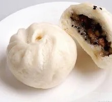 Energy-Packed Black Sesame Half-Sugar Bun