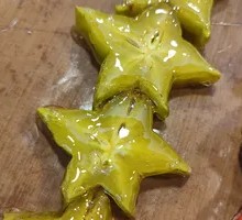 Jackfruit and Strawberry Candy Apples