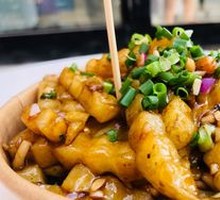 Sweet and Sour Wolf Tooth Potatoes