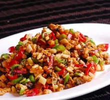 Chicken with Pickled Mustard Greens