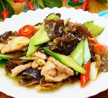 Wood Ear Mushroom and Pork Slices