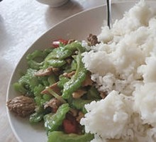 Bitter Melon with Pork Rice Bowl