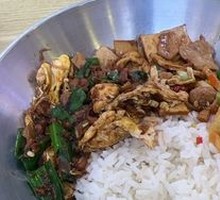 Fried Tofu with Pork and Preserved Vegetable Stir-Fry