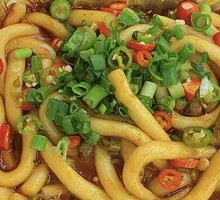 Pickled Chili Potato Noodles
