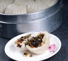 Five-Spice Mustard Greens Dumplings