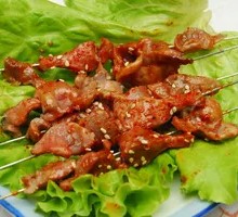 Grilled Chicken Gizzard Skewers