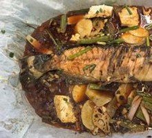 Stuffed Paper-Wrapped Qian Fish with Fermented Black Beans