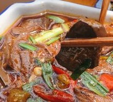 Duck Blood Hot Pot