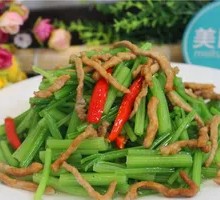 Celery and Shredded Pork