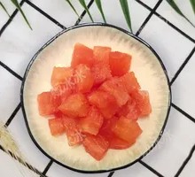 Watermelon Glutinous Rice Ice Dessert