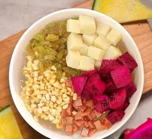 Dragon Fruit Glutinous Rice Cake Ice Jelly