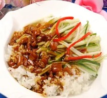 Crystal Shredded Pork Rice