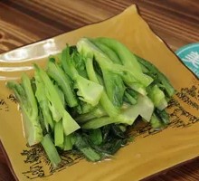 Garlic-dressed Pea Shoots