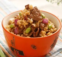 Stir-fried Pork with Fried Rice