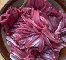 Freshly Sliced Pig's Tripe