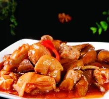 Dry-Fried Chicken with Eggplant