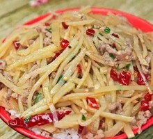 Potato and Pork Stir-fry Rice Bowl