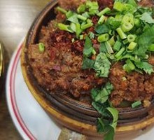 Steamed Beef with Rice Flour in Bamboo Basket