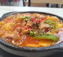 Taro with Pig Intestines and Chicken