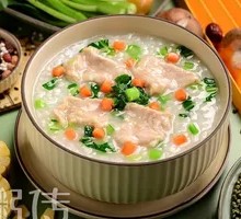 Vegetable and Lean Pork Porridge