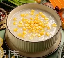 Corn and Shrimp Porridge