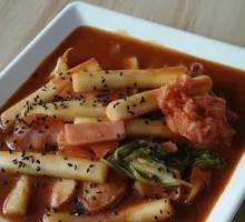Ham and Rice Cake Stir-Fry