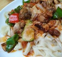 Braised Chicken Noodles
