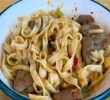 Stir-fried Pig Liver Noodles