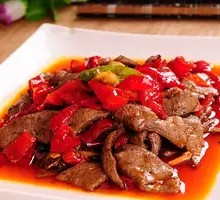 Pickled Chili Pork Liver Rice