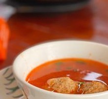 Tomato and Meatball Soup
