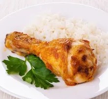 Braised Chicken Leg Rice