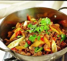 Spicy Chicken Dry Pot
