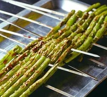 Grilled String Bean Skewers