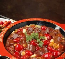 Sichuan-style Duck Blood with Pickled Chili