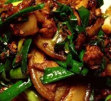 Garlic Shoots Sichuan Pork