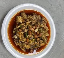 Spicy Rabbit Dice Salad
