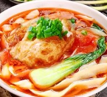Tomato and Egg Knife-Sliced Noodles