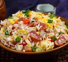 Preserved Sausage and Egg Fried Rice