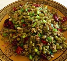 Stewed Pork and Green Beans Rice