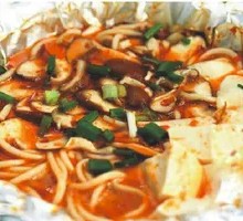 Fried Tofu with Mushrooms
