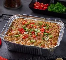 Garlic Sautéed Enoki Mushrooms with Vermicelli