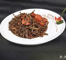 Dry Yardlong Bean Braised Pork Rice